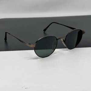 VINTAGE REVO 1202/03 Bronze ROUND  SUNGLASSES Scratches On Lenses